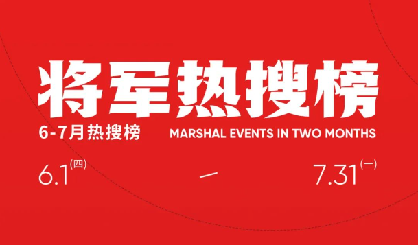 六、七月熱搜榜|抒寫(xiě)時(shí)代華章 唱響將軍強(qiáng)音