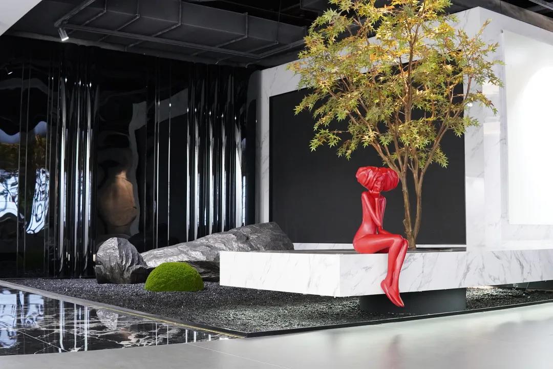 總部展廳鑒賞|3680㎡的巖值Show，刷新審美新高度(圖6)
